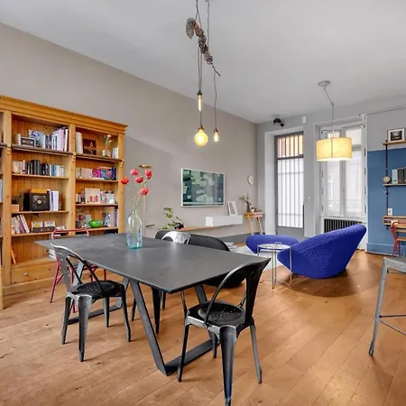 Bleu Du Maine - Elegant T3 Avec Terrasse アパート *